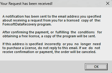 Order Receipt Notification.